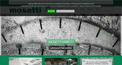 Desktop Screenshot of mosettimarmi.com